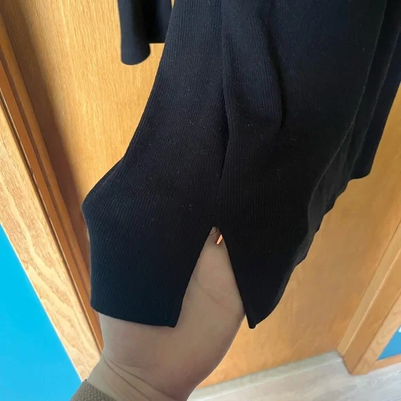 Lulus Ribbed Dress with Cut Out - Picture 3 of 4